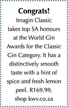 Congrats! Imagin Classic takes top SA honours at the World Gin Awards for the Classic Gin Category. It has a distinct...