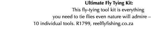 Ultimate Fly Tying Kit: This fly tying tool kit is everything you need to tie flies even nature will admire – 10 indi...
