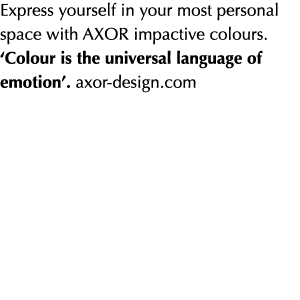 Express yourself in your most personal space with AXOR impactive colours. ‘Colour is the universal language of emotio...
