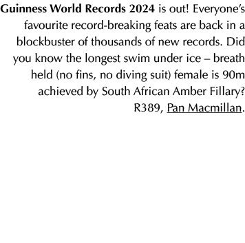 Guinness World Records 2024 is out! Everyone’s favourite record breaking feats are back in a blockbuster of thousands...