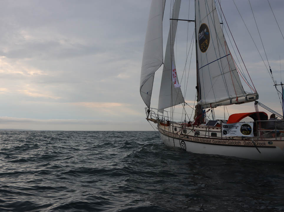 Kirsten Neusch fer onboard Minnehaha arriving in LSO after the SITraN challenge