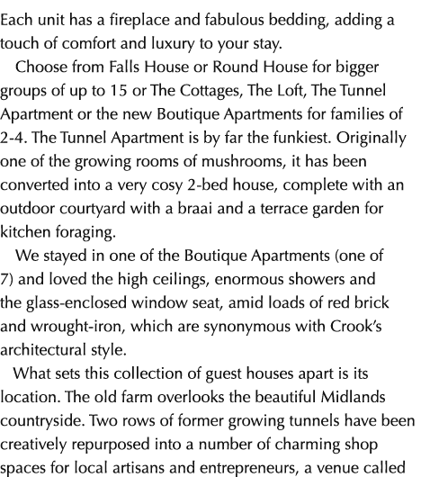 Each unit has a fireplace and fabulous bedding, adding a touch of comfort and luxury to your stay. Choose from Falls ...