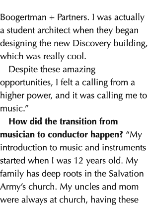 Boogertman + Partners. I was actually a student architect when they began designing the new Discovery building, which...