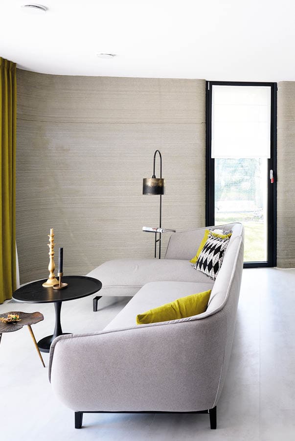 Eerste bewoonde 3D-betongeprinte woning van Project Milestone in Bosrijk, Eindhoven van oa Theo Salet TU e