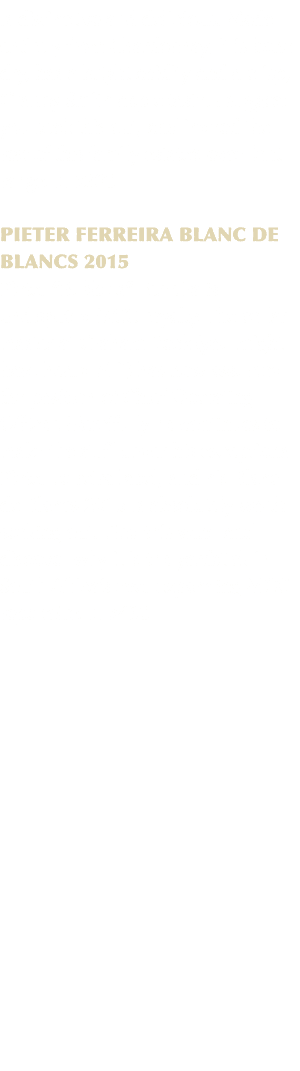 is distinctive and delicious  Made entirely from Chardonnay, it is bone dry, has a bright acidity and a crisp, Granny   