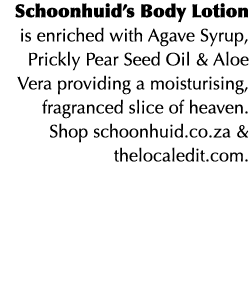  Schoonhuid’s Body Lotion is enriched with Agave Syrup, Prickly Pear Seed Oil & Aloe Vera providing a moisturising, f...