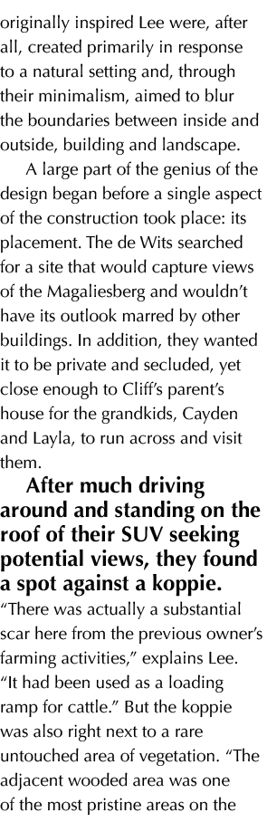 originally inspired Lee were, after all, created primarily in response to a natural setting and, through their minima...