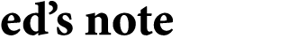 ed’s note